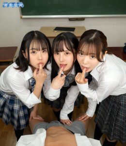 【VR】無邪気でちっちゃいクラスメイトが陰キャな僕のチ〇ポにわらわら群がってきた(cid)