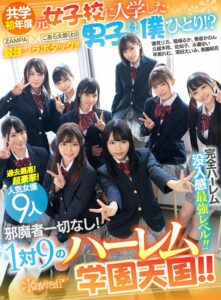 【VR】共学初年度 元女子校に入学した男子は僕ひとり！？先輩お姉さん達の部活勧誘がエロすぎて毎日金玉カラッカラ！邪魔者一切なし！1対9のハーレム学園天国！！(cid)