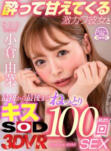 【VR】酔って甘えてくる激カワ彼女と最初から最後までねっとりキス100回SEX 小倉由菜(13dsvr00790)